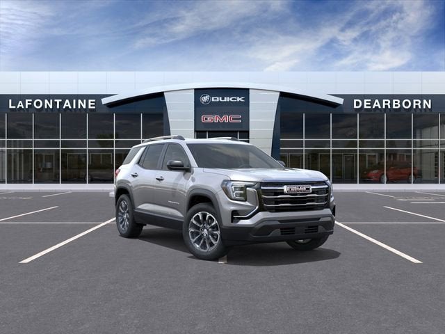 2026 GMC Terrain Elevation in Sterling Metallic — front three-quarter view