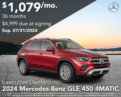 Executive Demo 2024 Mercedes-Benz GLE 450 4MATIC®