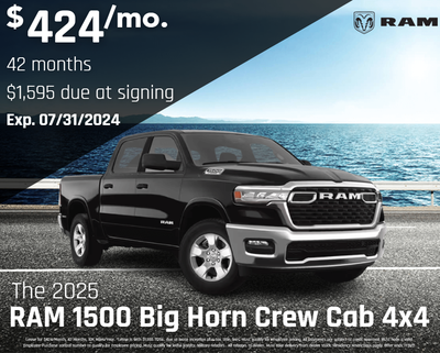 2025 RAM 150o Big Horn Crew Cab 4x4
